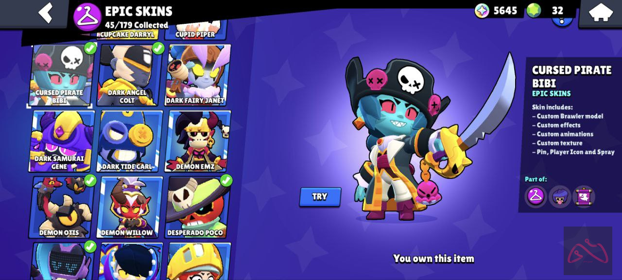 Brawl Stars | اکانت براول استارز کاپ 42966